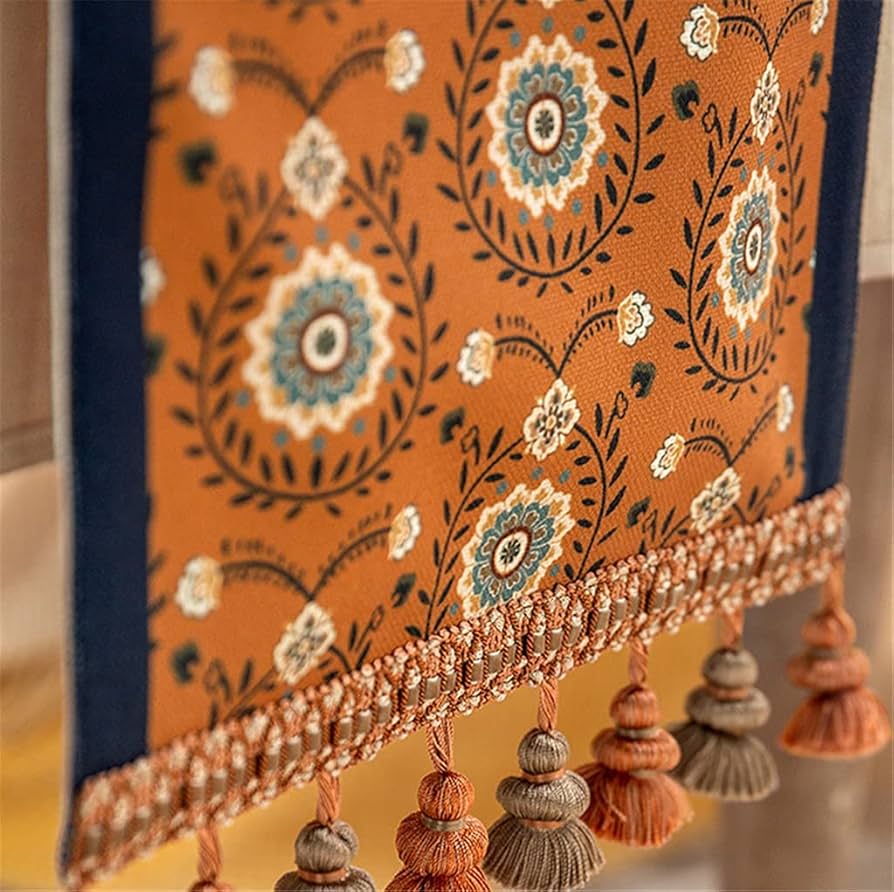 Amazon｜アメリカンカントリーテーブルランナーパストラルレトロ